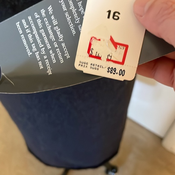 EVAN-PICONE -Gray/Black wool short sleeve Shift Dress. NWTags! - Picture 9 of 10